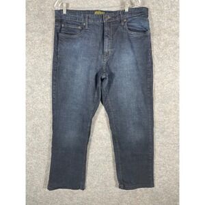 Urban Star Jeans Mens 38x30 Relaxed Straight Leg Dark Wash Denim Pants‎